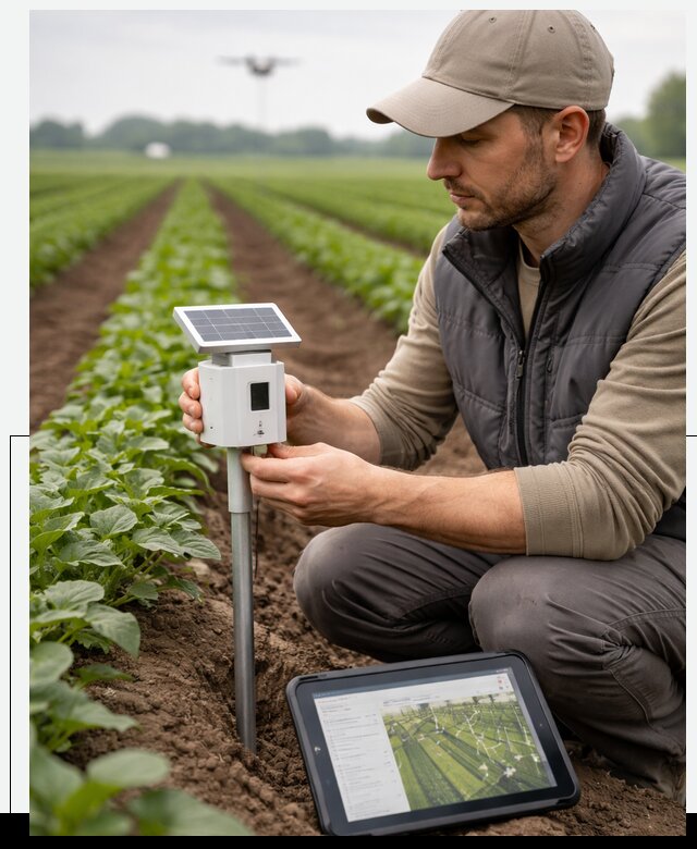 IoT мониторинг сельскохозяйственных полей и контроля в Дивногорске